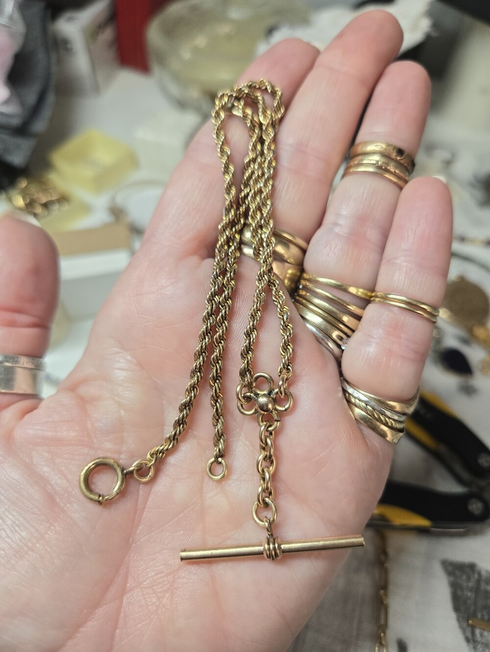 Victorian Gold Filled Albert Watch Chain